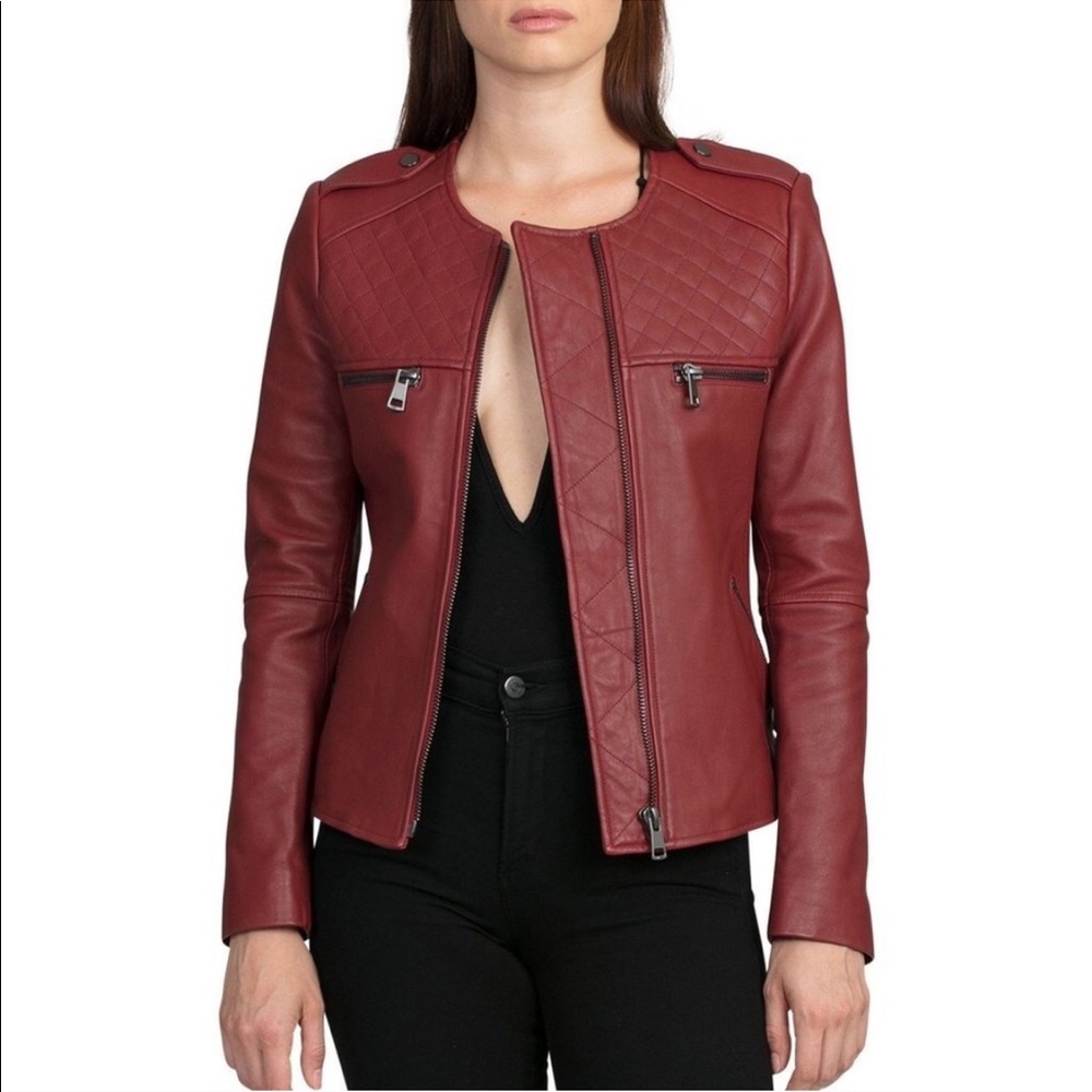 NWT Quilted Authentic Leather Bagatelle